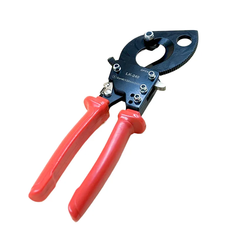 Ratchet Cable Cutting Plier Copper Aluminium Wire Cutter Ratcheting for Up To 240mm2 Ratcheting Wire Cutting Hand Tool