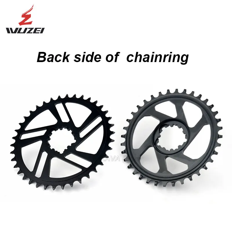 WUZEI MTB 3 Bolt Chainring 30T 32T 34T 36T 38T 40T 42T Offset 1mm/3mm/6mm CNC Sprocket for Sram 11/12S NX XX XO GX GXP11