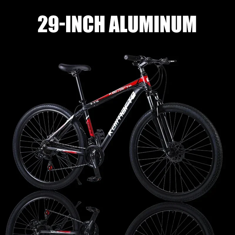 Aluminum alloy,Double disc brake,Mountain bike,Shock absorbing front fork,27.5/29inches,21/24/27/30speed,Outdoor bicycle,aldult