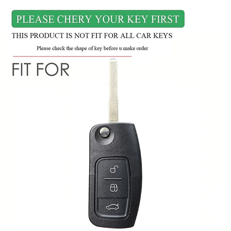 silicone car key case cover key holder for Ford Focus mk2 C Max S-MAX EcoSport Fusion Fiesta Mk7 Cowgar Mondeo 2 Mustang Mach