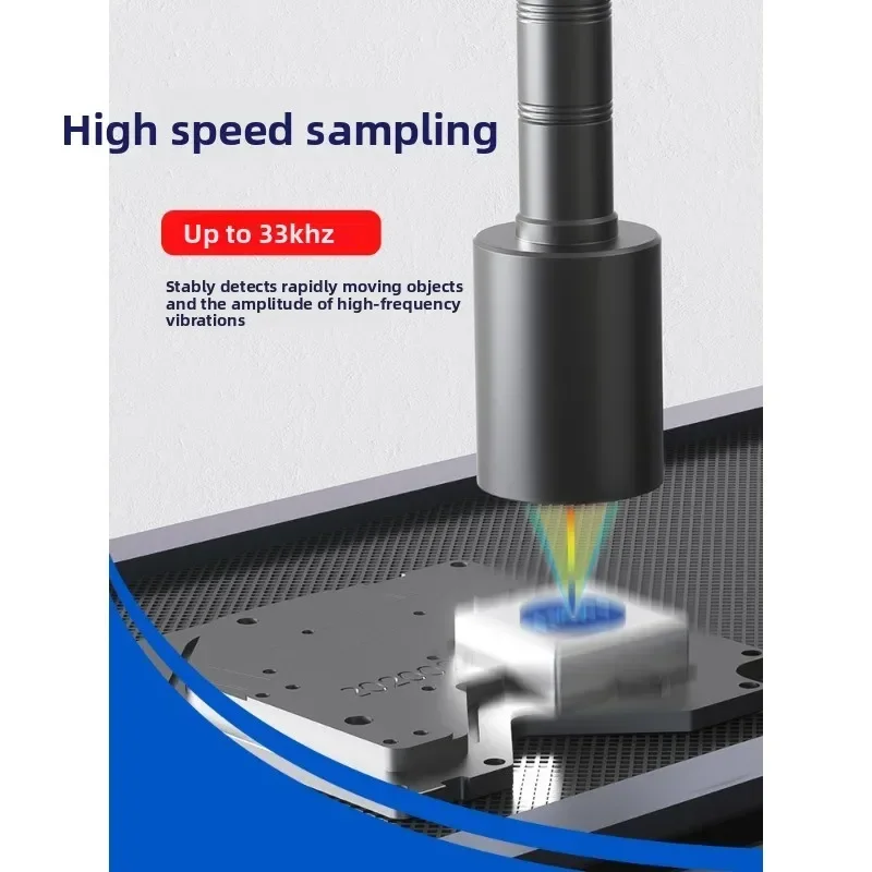 High-precision spectral confocal displacement ranging sensor, high and low thickness detection of colored metal transparent