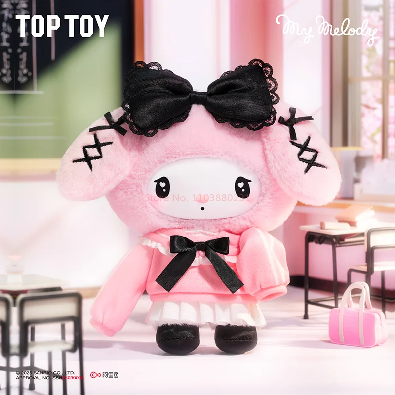 Nieuwe Toptoy Sanrio Family Angel Garden Series Vinyl Blind Box Tidy Play Kuromi melodie Girl Gift Stock Authentieke hanger