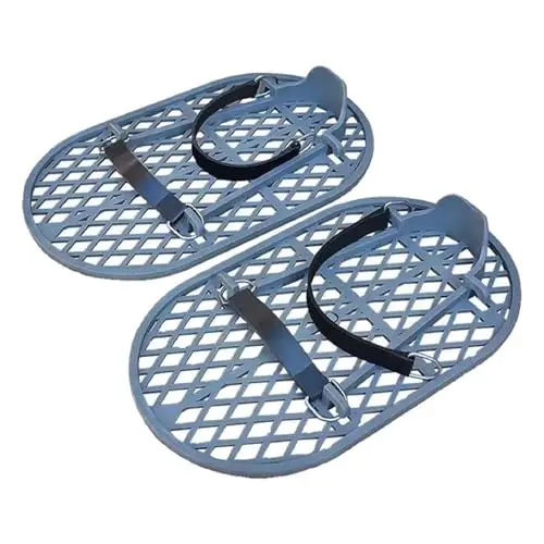 Lightweight ABS Concrete Work Shoes with Concrete Upper Treatment Nylon Strap System for Construction Blue Dimensions