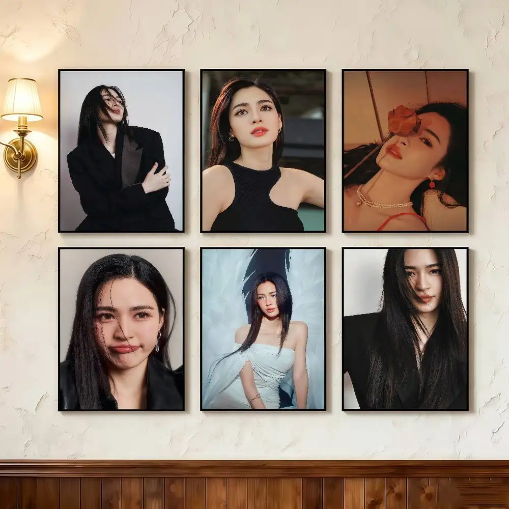 Actor L-Lingling Sirilak K-Kwong Poster Self-adhesive Art Waterproof Paper Sticker Coffee House Bar Room Wall Decor