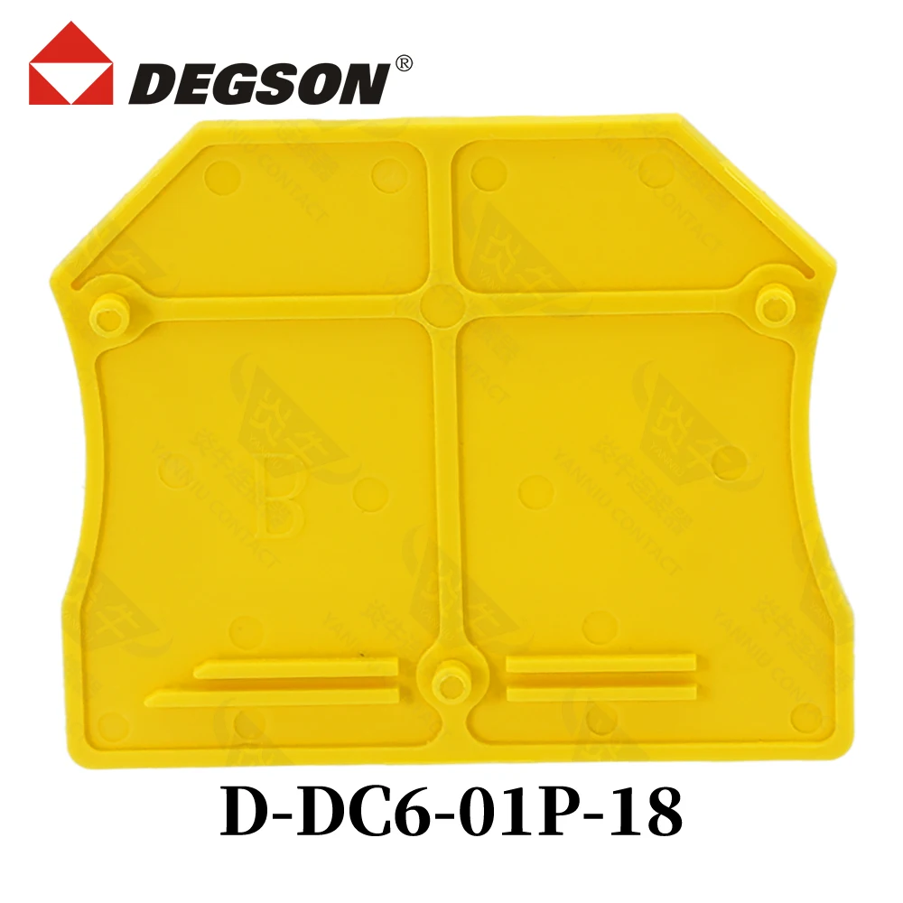 10Pcs DEGSON D-DC6-01P-18-00ZH Din rail terminal blocks D-DC6 01P  Lead 7439-92-1 Phoenix  Contact 32A 1000V