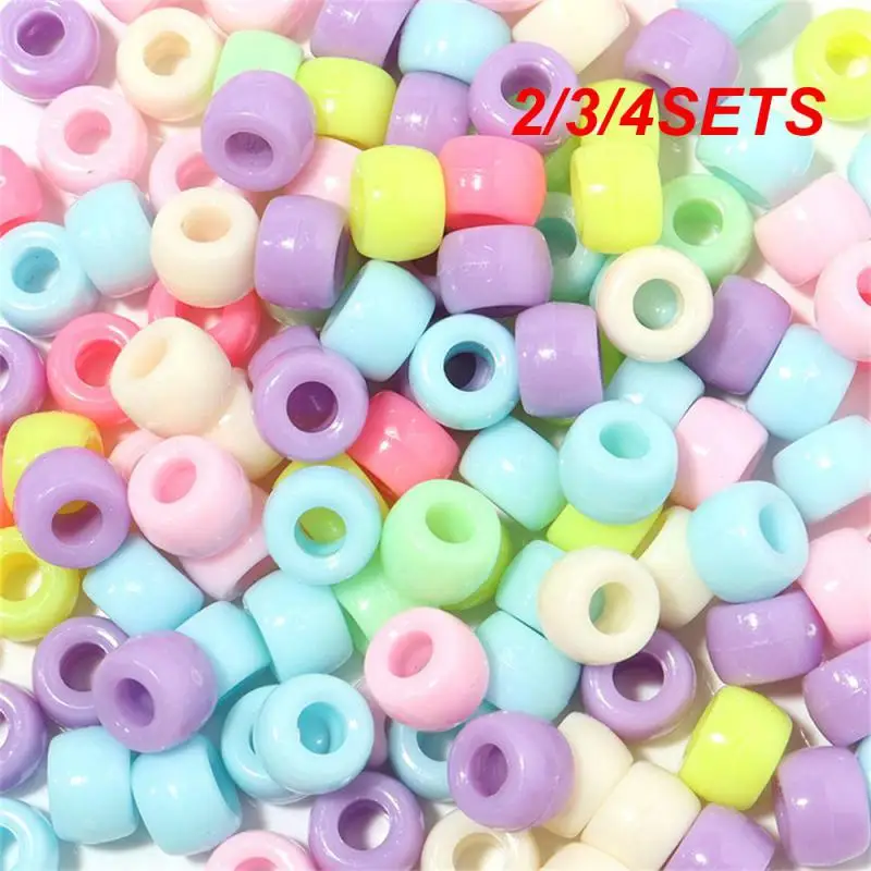 2/3/4SETS Hair Braid Beads Easy To Use 100 Pieces/pack Highly Praised Charming Best Seller Beads Children Unique Design