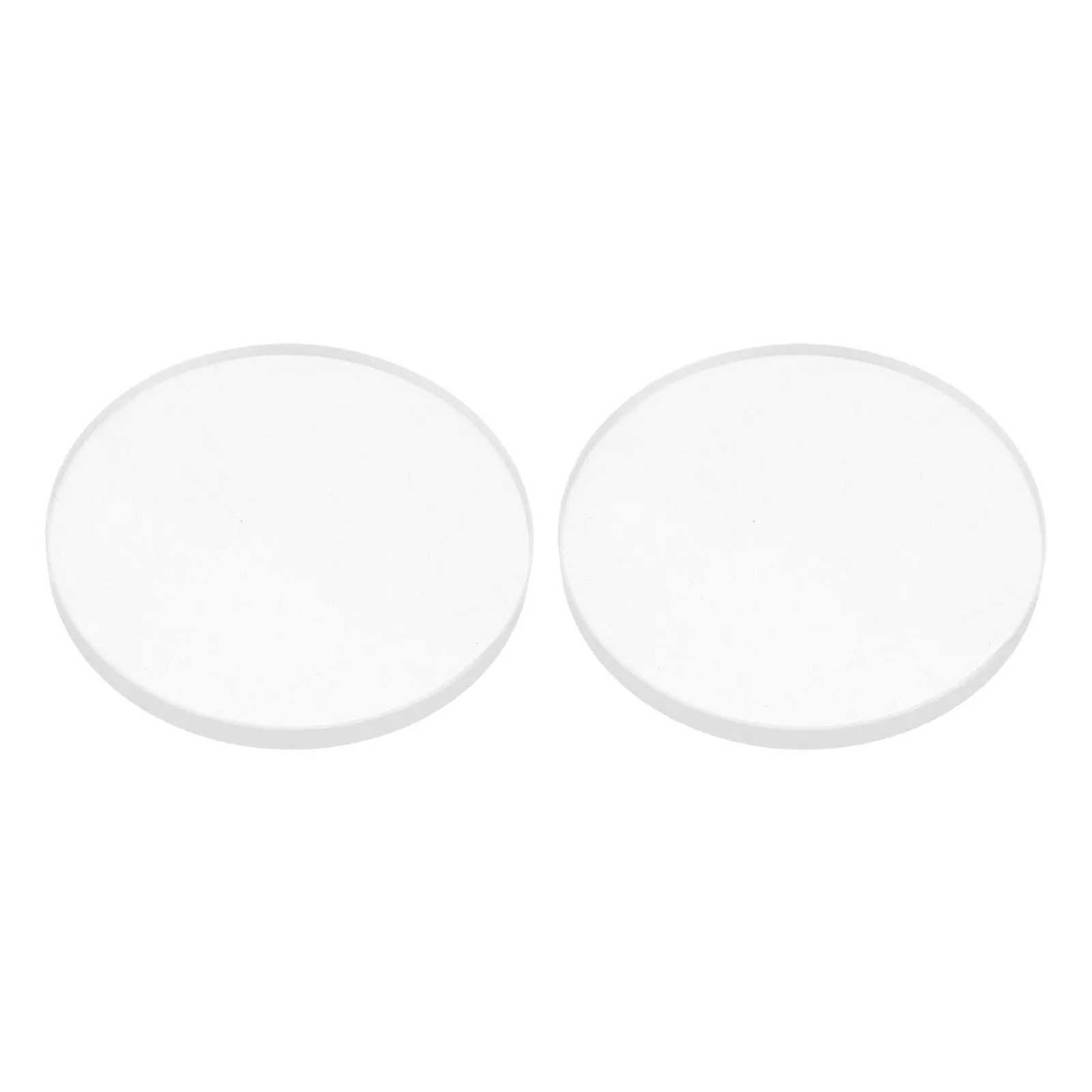 2Pcs Water Meter Protective Cover Outdoor Frost Resistant 76x6mm Tempered Glass Lens Replacement Water Meter Glass Cap for Home