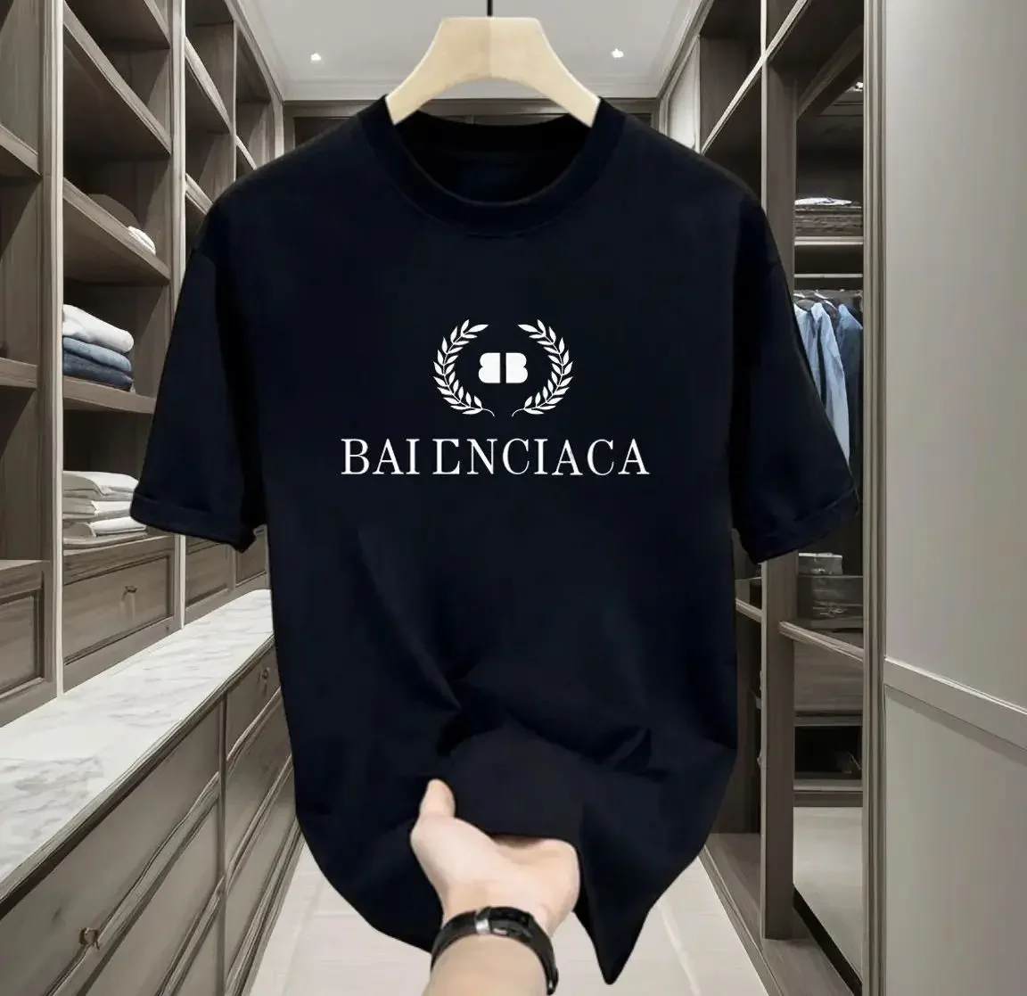 Camiseta Casual de Diseñador de Moda para Hombre y Mujer, Manga Corta, con Letras Impresas en 3D, de Alta Calidad, Estilo Casual de Verano 2026, de Alta Gama