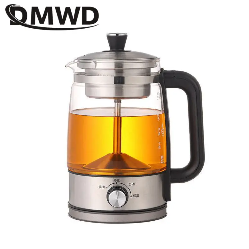 Automatic insulation Tea Brewer High temperature Extraction Teapot  Health Tea Boiler Coffee pot Glass kettle Steam Tea Infuser