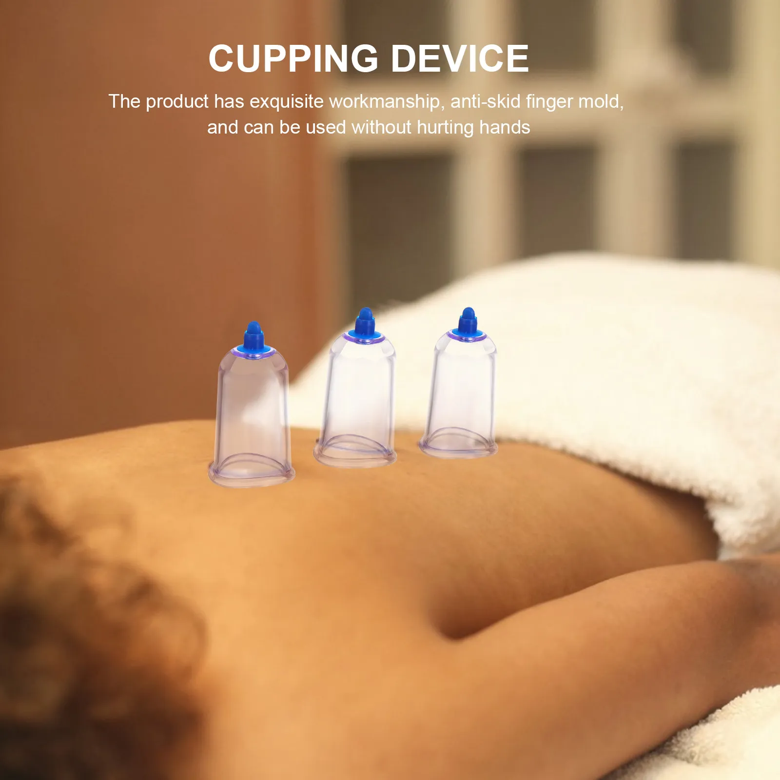 

2Pcs Irregular Cupping Device Fine Workmanship Portable Cupping Therapy Set Body Physiotherapy Cup Moxibustion Massage Cup