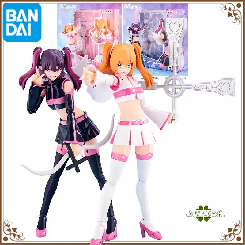 

Bandai Original SHF 2.5 Dimensional Seduction Anime Figure LILIEI ANGEI AIRBORNEE CORPES Action Figure Toys For Boys Gift