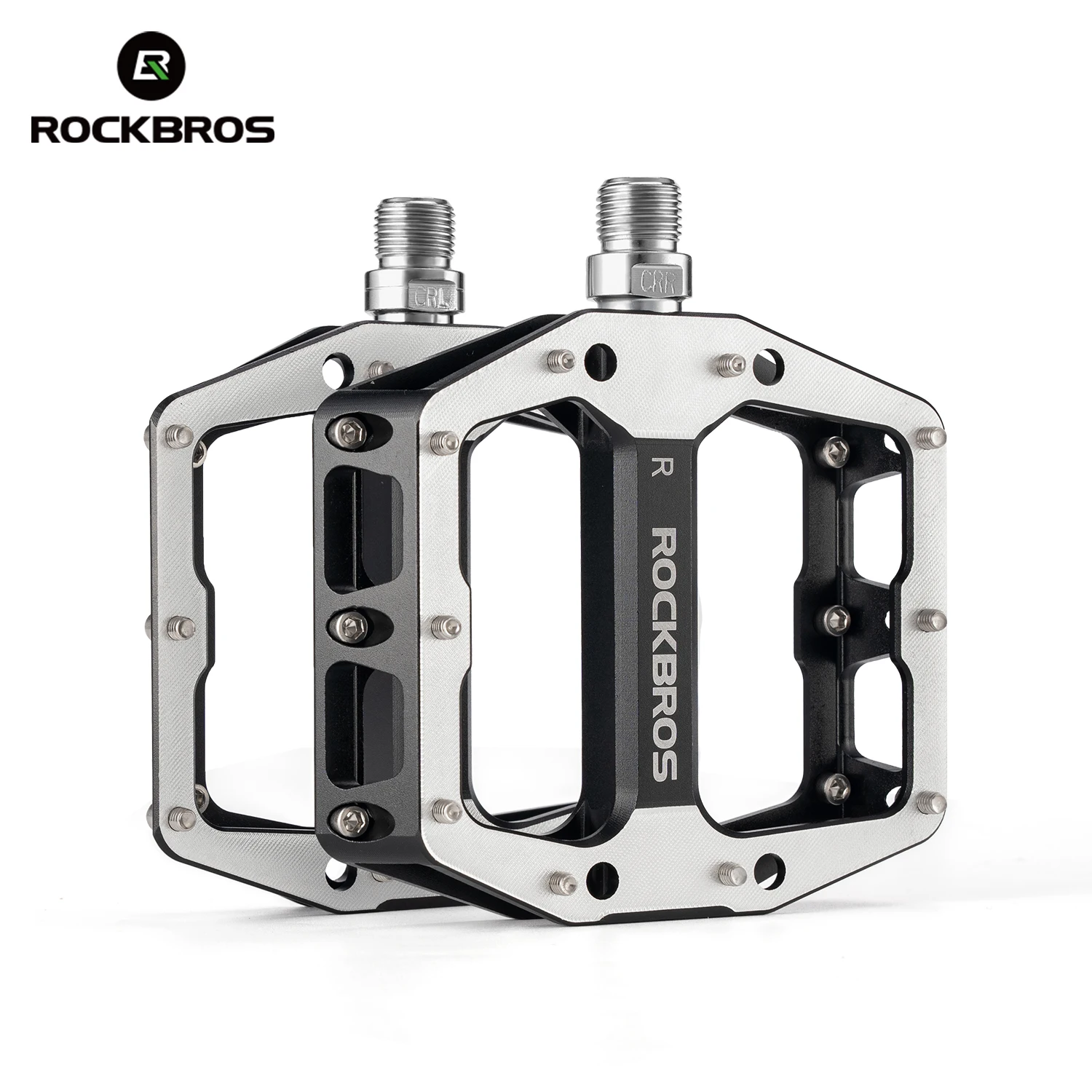 

ROCKBROS велосипедные педали из алюминиевого сплава с герметичным подшипником, легкие педали на платформе для шоссейного велосипеда Mtb, нескользящие пылезащитные