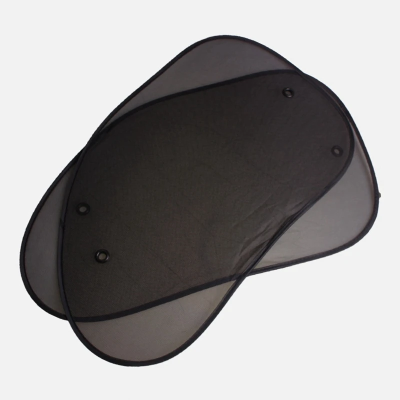 

Leading-Edge-2Pcs Universal Size 25.59X14.96 Inch Car Sun Shade For Side Window With Suction Cups For Baby Kids And Pets