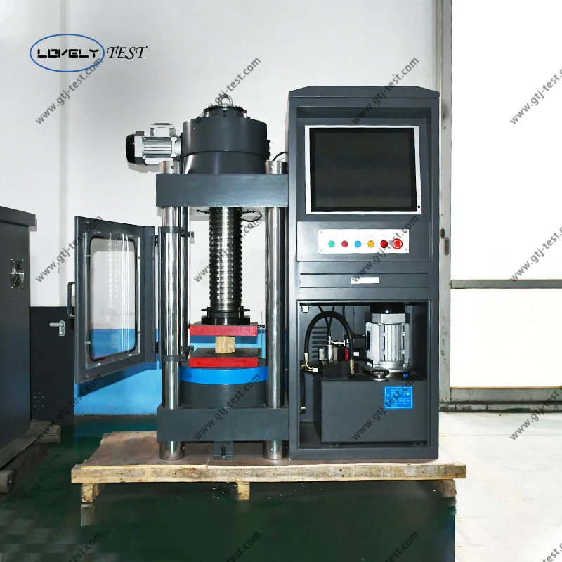 2000KN Microcomputer-controlled Electro-hydraulic Servo Compression Testing Machine for Cement Compression Testing