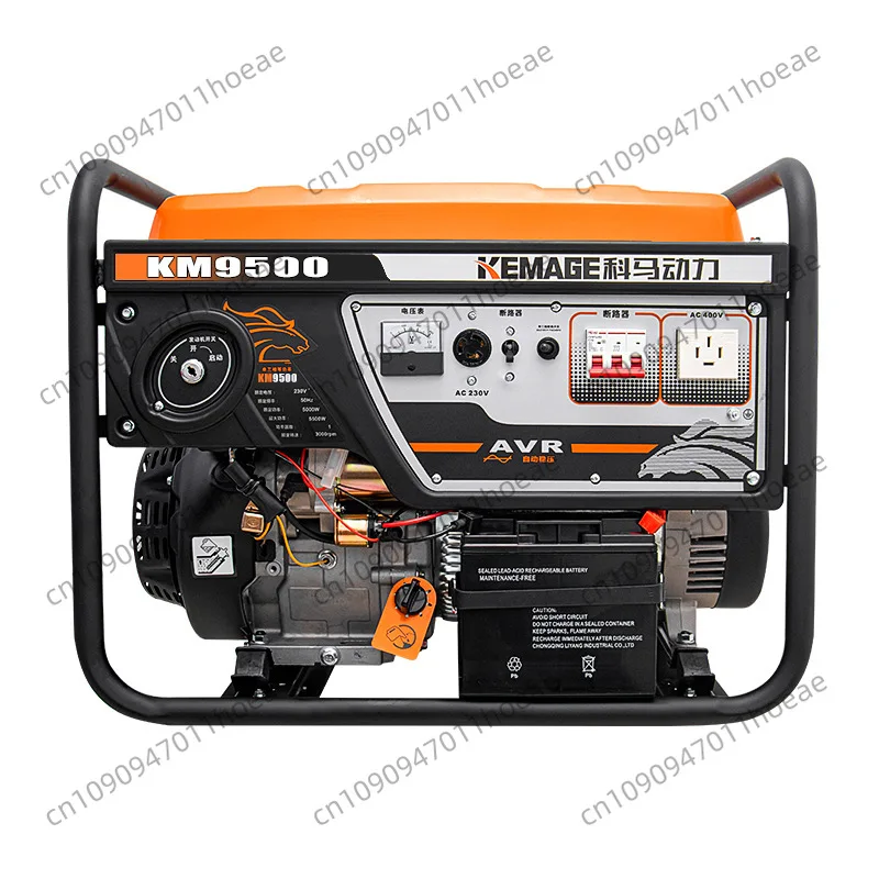 Gasoline Generator 8KW Equivalent Power Household Generator Fuel Saving Electric Start Small Generator 220V/380V