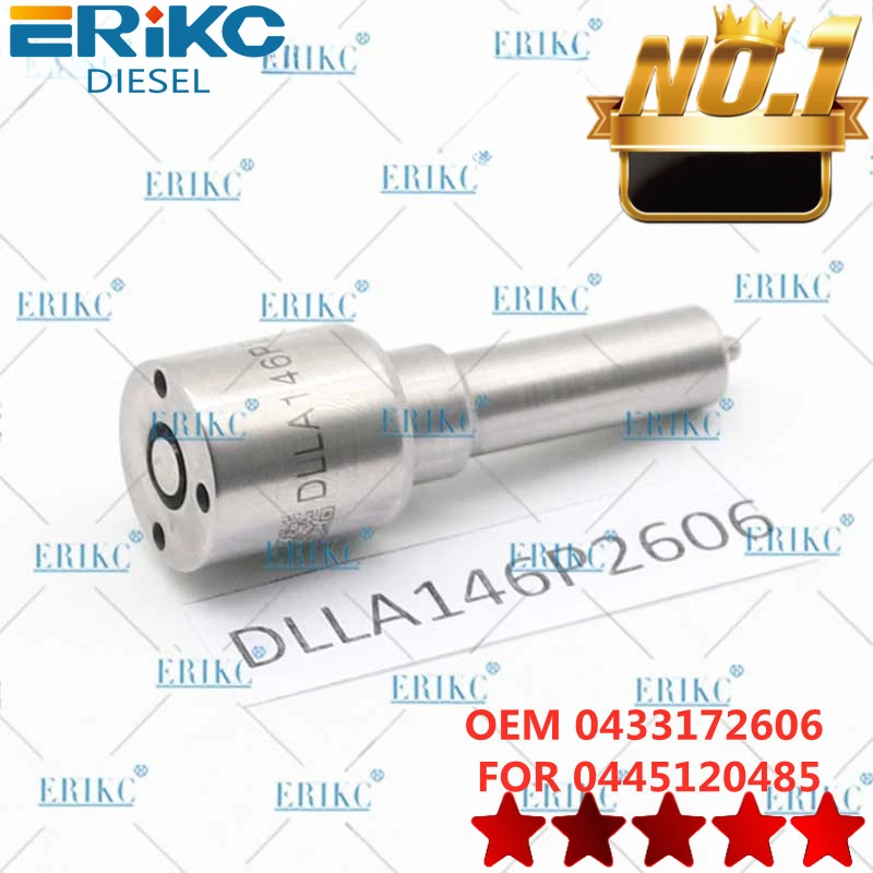 

ERIKC DLLA146P2606 Форсунка для распыления масляной горелки DLLA 146P 2606 OEM 0433172605 Автозапчасть DLLA 146 P 2606 для 0 445 120 485