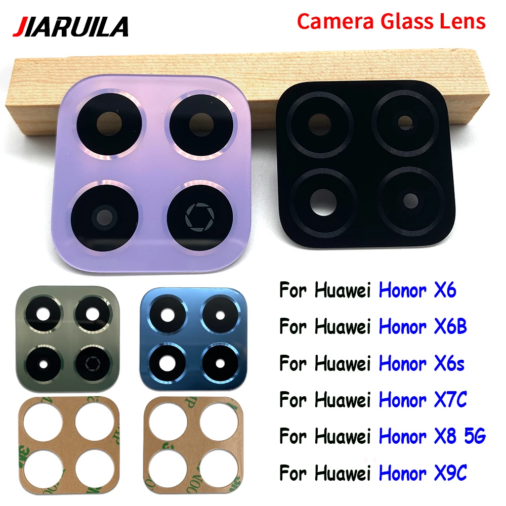 

NEW For Huawei Honor X6 X6S X6B X8 5G X7C X9C Rear Back Camera Glass Lens Cover With Adhesive Sticker