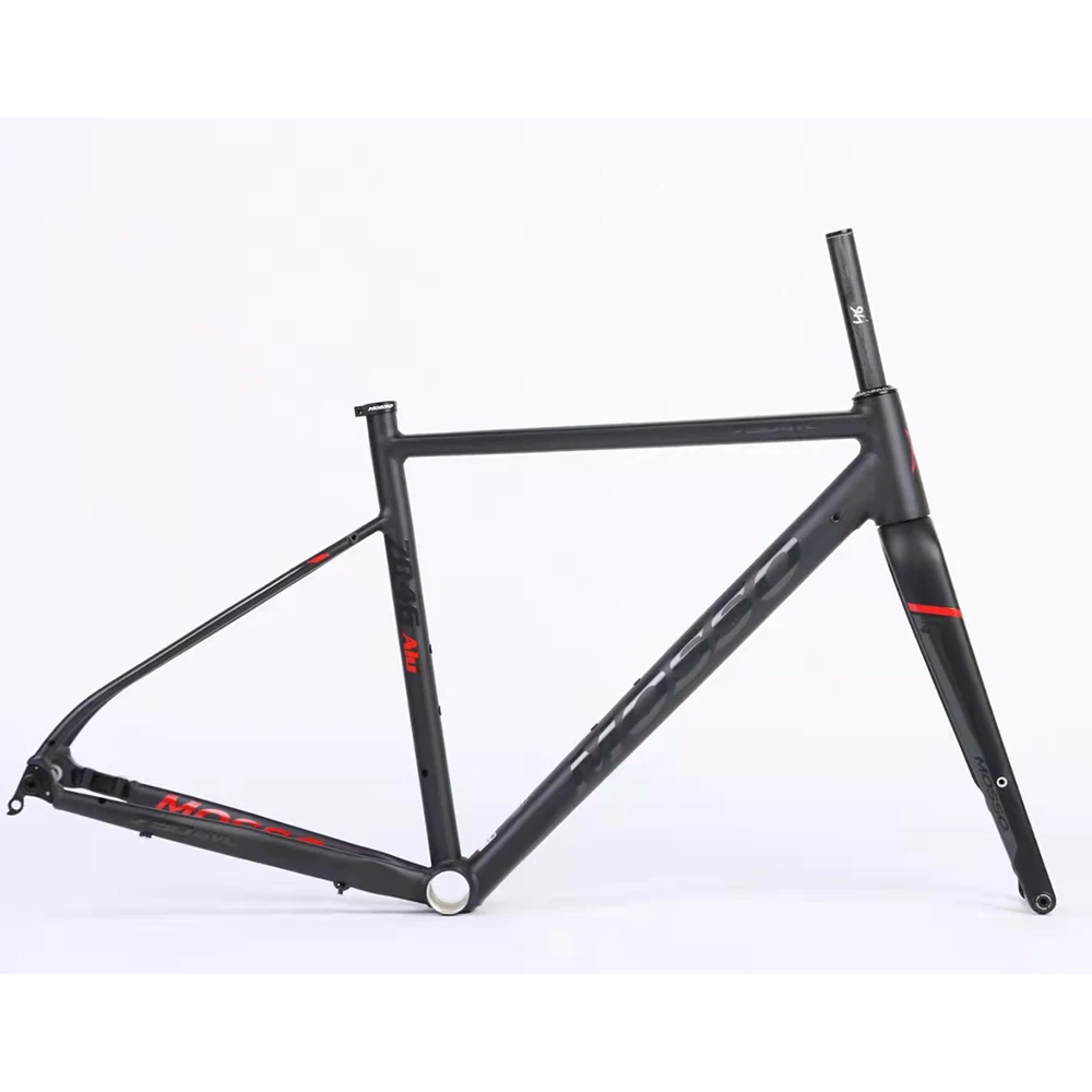 700C MOSSO 790GVL Road bike Frame With Carbon Fork  Aluminum Alloy Ultra-light GRAVEL Frameset Disc Braeke Bicycle Accessories