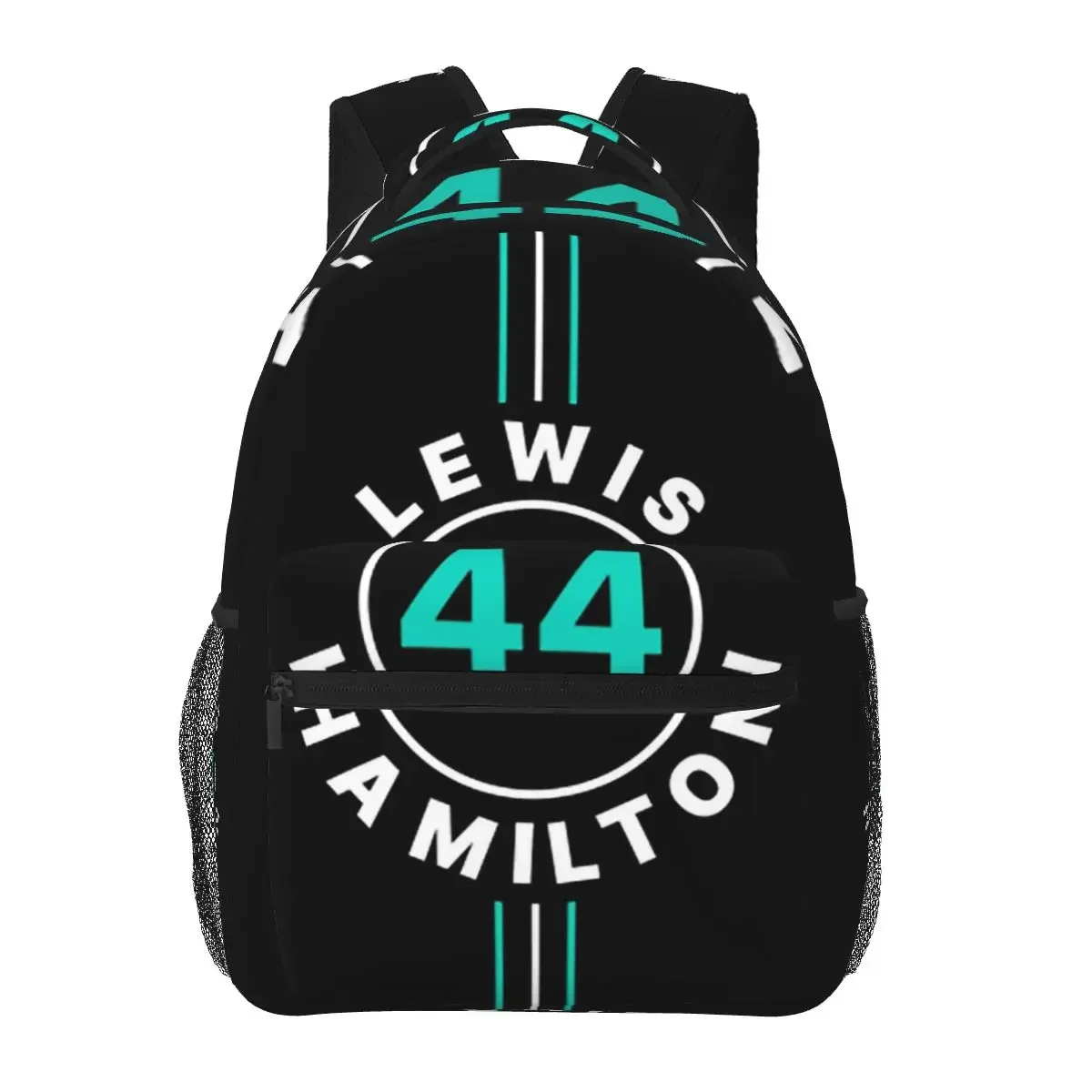 Lewis Hamilton 44 F1 Backpacks Boys Girls Bookbag Children School Bags Cartoon Laptop Rucksack Shoulder Bag Large Capacity