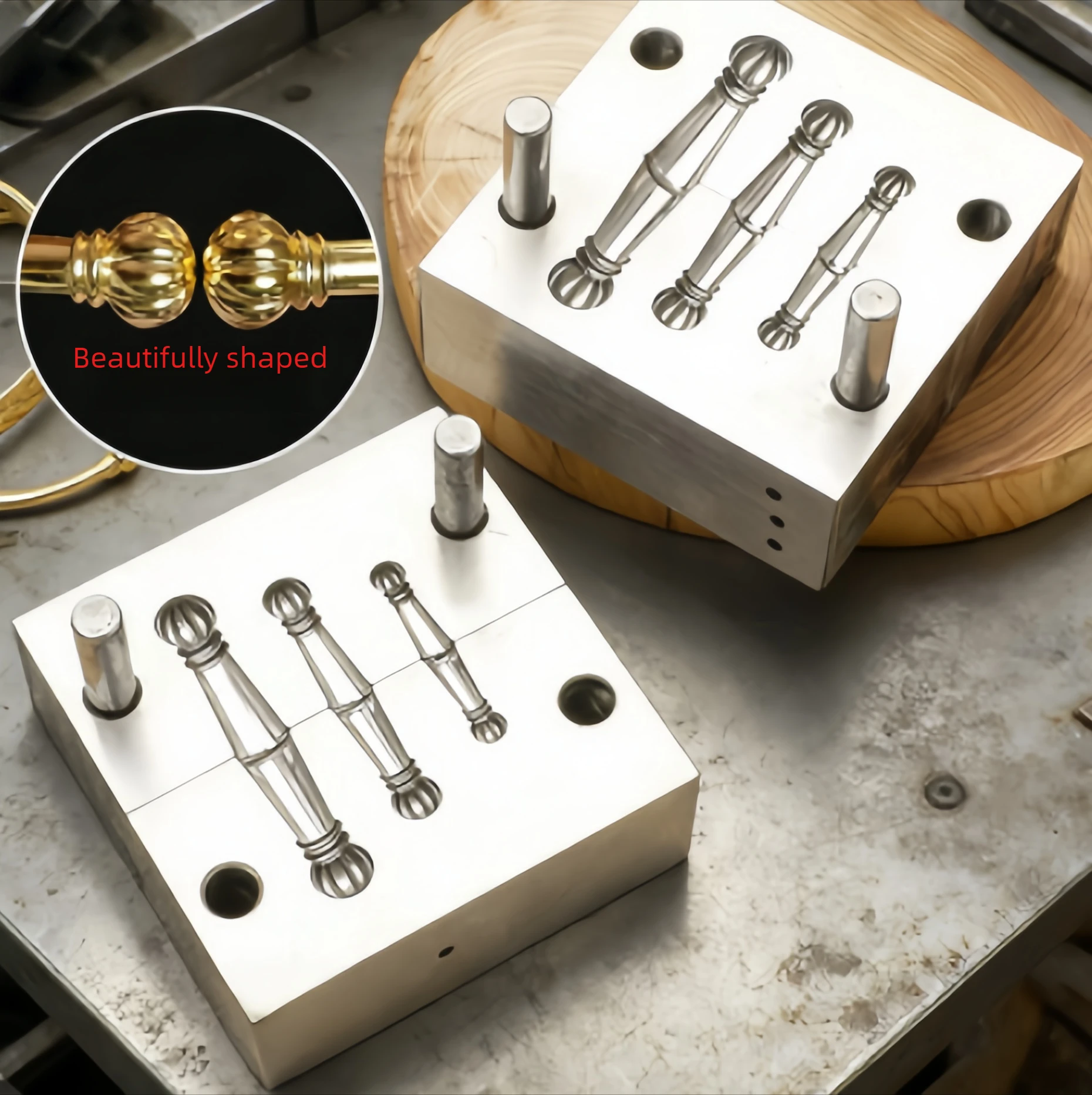 

DIY Jewelry Mold Tool 3 in 1 Metal Stamping for Bracelet Pendant Pumpkin Cat Paw Handmade Supply