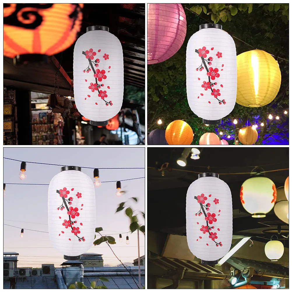 

Japanese Restaurant Decor Lantern: Plum Blossom Design Outdoor Garden Sushi Shop Hanging Decoration Traditional Japanese