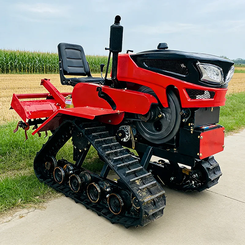

Customized 25HP Small Crawler Plowing Tractor Multifunctional Rotary Tiller for Farmland Work