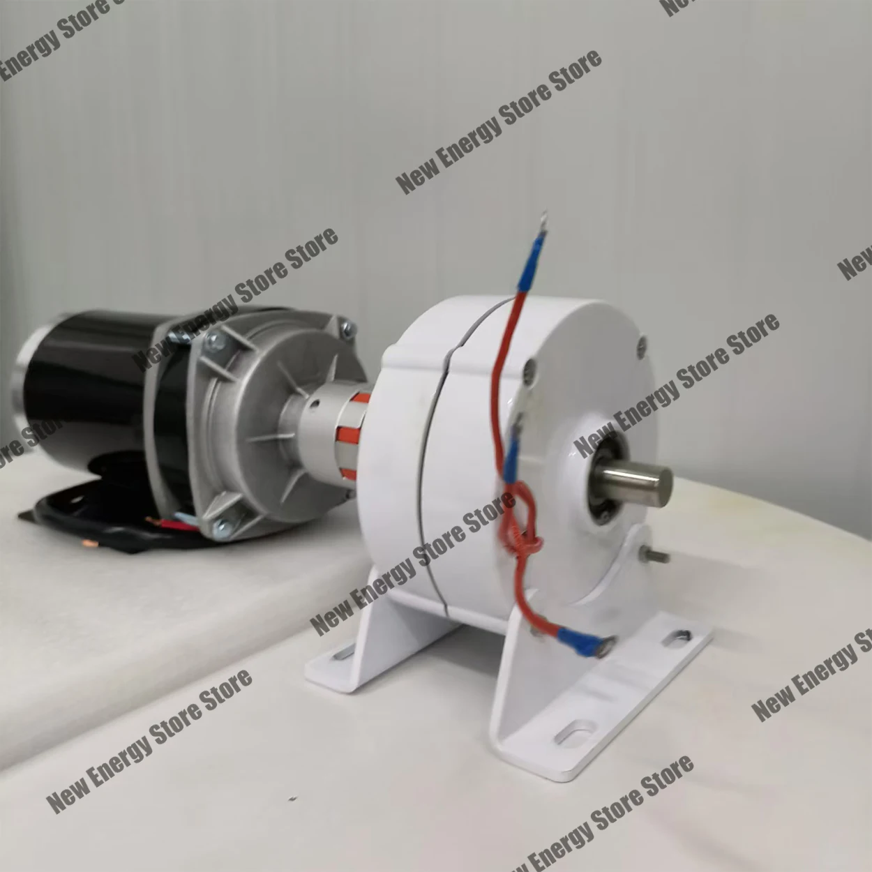 6KW مولد مغناطيسي دائم منخفض السرعة 220 فولت 380 فولت ثلاث مراحل مولد تيار متردد مع محرك قيادة تيار مستمر للأجهزة المنزلية