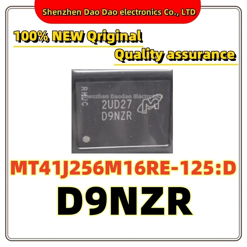 

MT41J256M16RE-125:D Silk screen D9NZR BGA-96 DDR3 memory chip new original