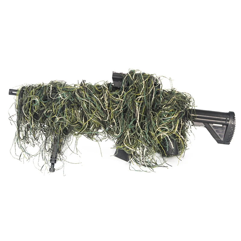 

Hunting Accessories Blind Gun Rifle Wrap Cover Camo Clothing Airsoft Blind Ropes Camouflage Ghillie Suit Elastic Mlitary Ropes