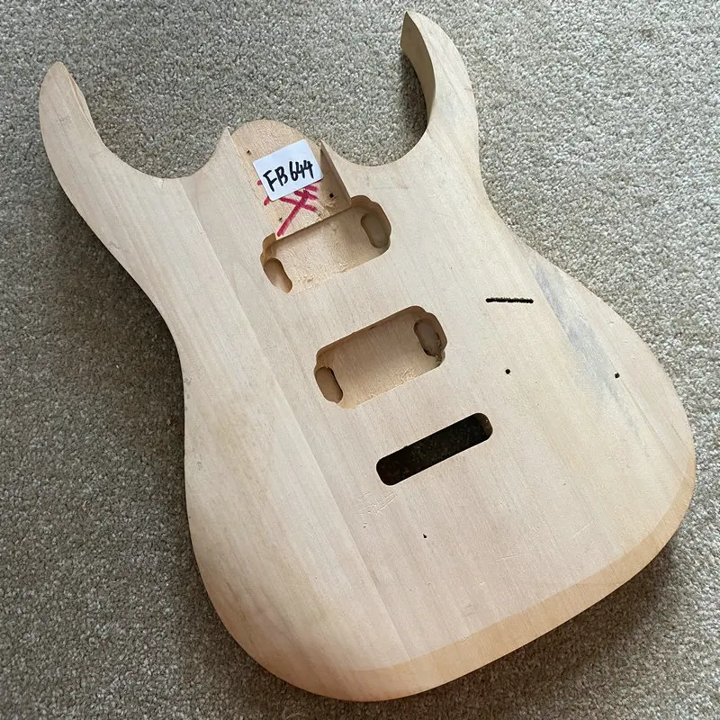 

FB644 Custom Order Active Pickups 6 String Electric Guitar 2 Humbucker Pickups Custom Bridges in Solid Basswood for Replace DIY