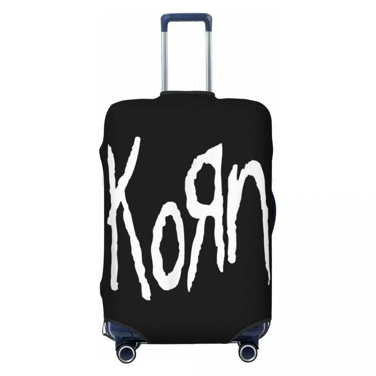 

Korn Logo Suitcase Cover Useful Business Protection Luggage Supplies Flight
