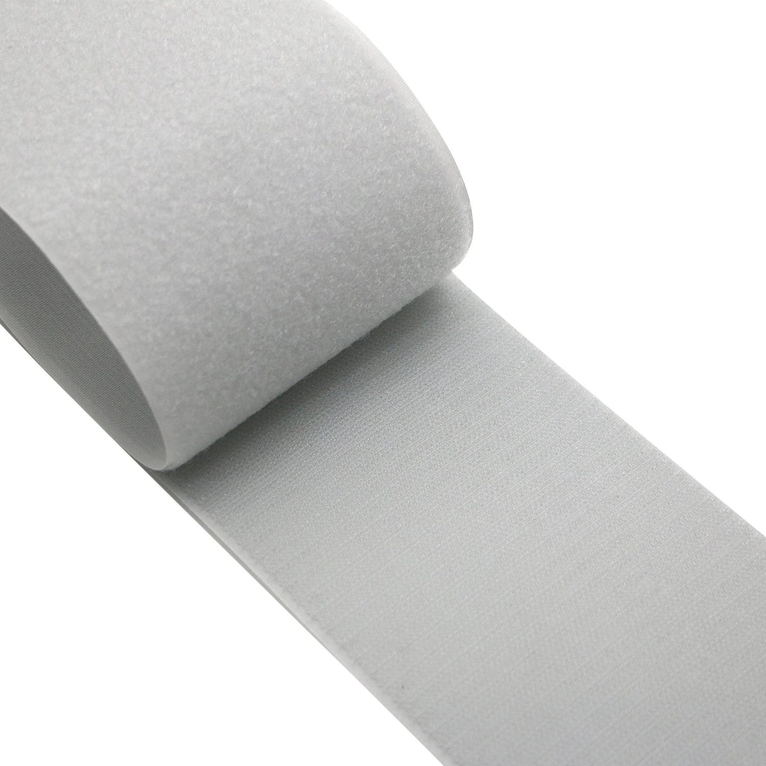 1Meter/pairs 100mm Gray Non-adhesive Hook and Loop fastener Tape Sewing-on the hooks adhesive Magic tape DIY Grey