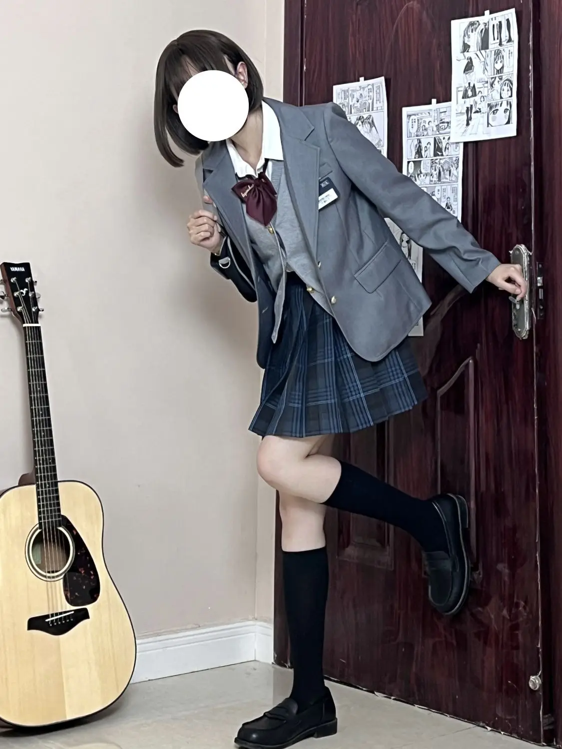 

Japan School Supply Sense Jk Uniform Original Suit Jacket Two-Button Small Suit Female Gray West Spring And Autumn