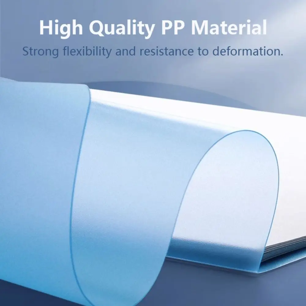 High Quality PP A4 Clipboard Loose Leaf Rotating Side Open Buckle File Folder Paper Memo Clip School Offce