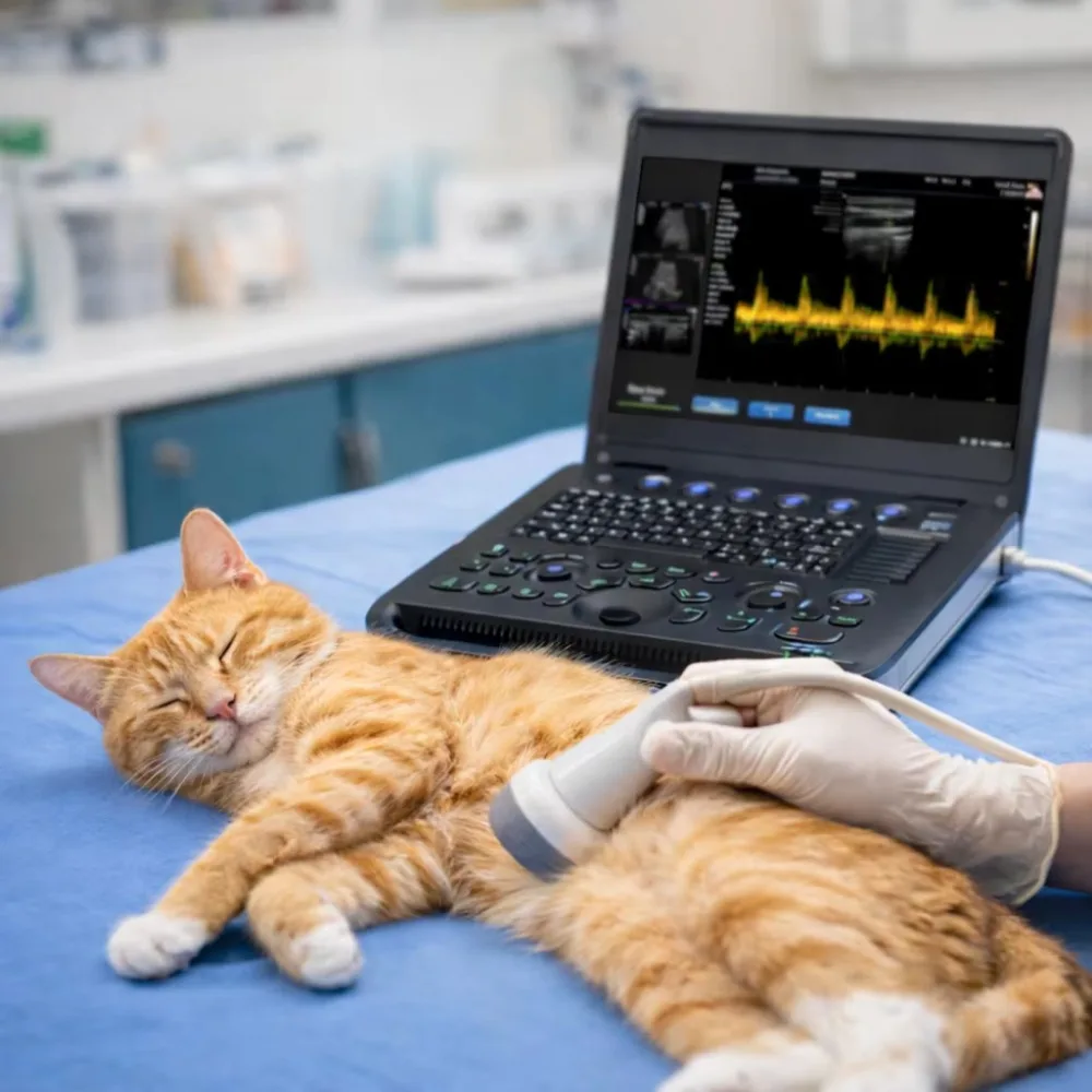 Veterinary diagnostic equipment, high-resolution imaging digital veterinary ultrasound machine, veterinary ultrasound