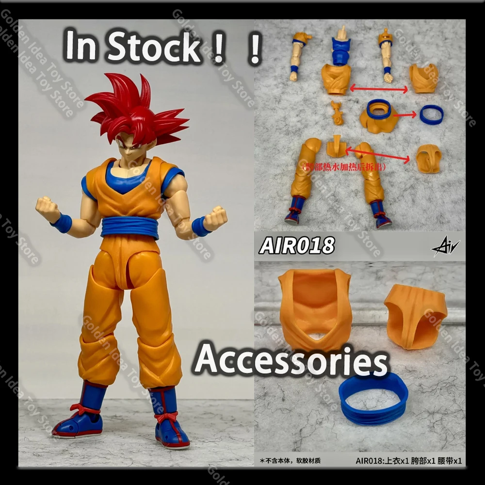 En stock Air Studio Goku uniformes accesorios Dragon Ball S.H.Figuarts Goku 2,0 3,0 edición figuras de acción juguete modelo Accesorios