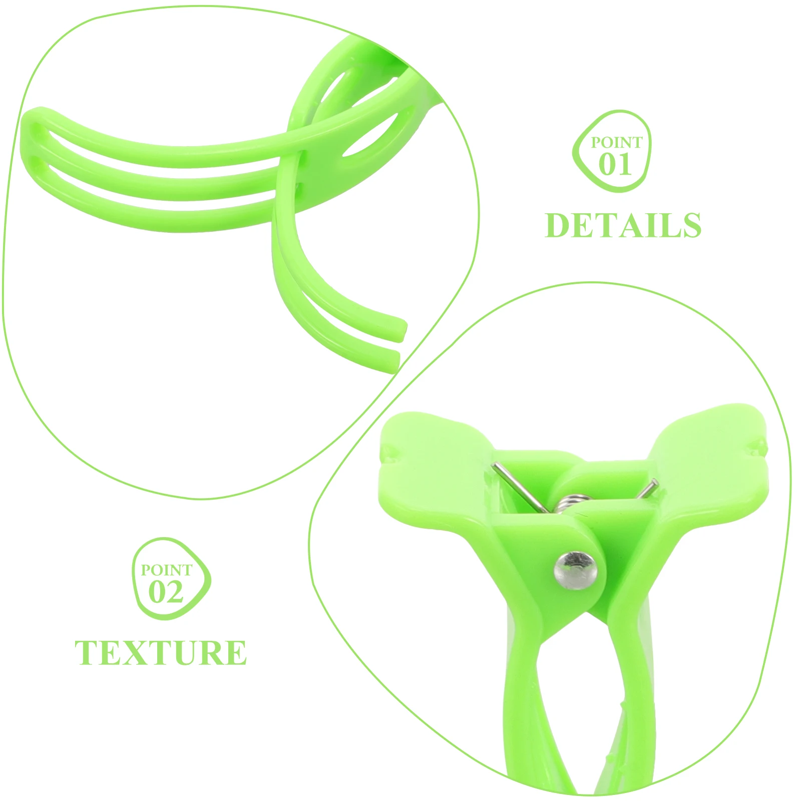 

50pcs Vegetable Clip Anti Scald Pot Tool Kitchen Food Clamp Plastic Tied Veggie Accessories