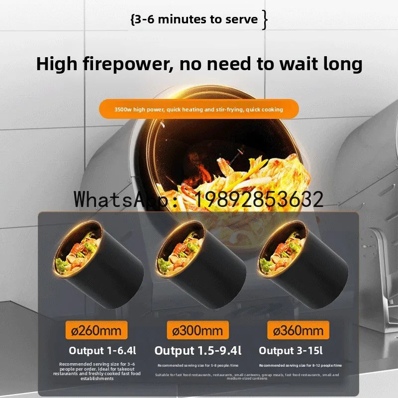 تشيكوسلوفاكيا تعمل بالغاز الأسطوانة اثارة القلي روبوت معدات تقديم الطعام الكبيرة مصنع المدرسة مقصف معدات المطبخ الذكية