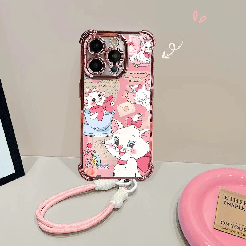 M-ماري القط اللوحة الوردي سلسلة الحال بالنسبة ممن لهم A2 A3 A5 A6 برو A5X A3X A16 A17 A38 A57 A15s A35 A16s A18 A60 A78 A98 A58 A79 غطاء #3