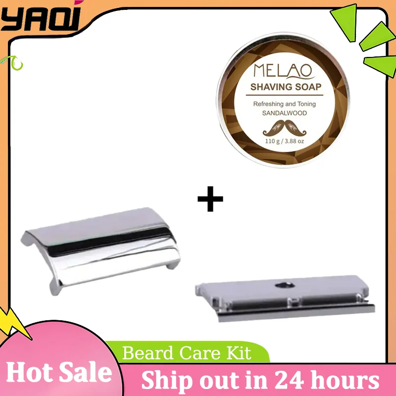 

YAQI Sentinel ssp ( 316 Stainless Steel ）Polished Safety Razor Head & Sandalwood Soap | Professional Grade Men's Grooming Tool