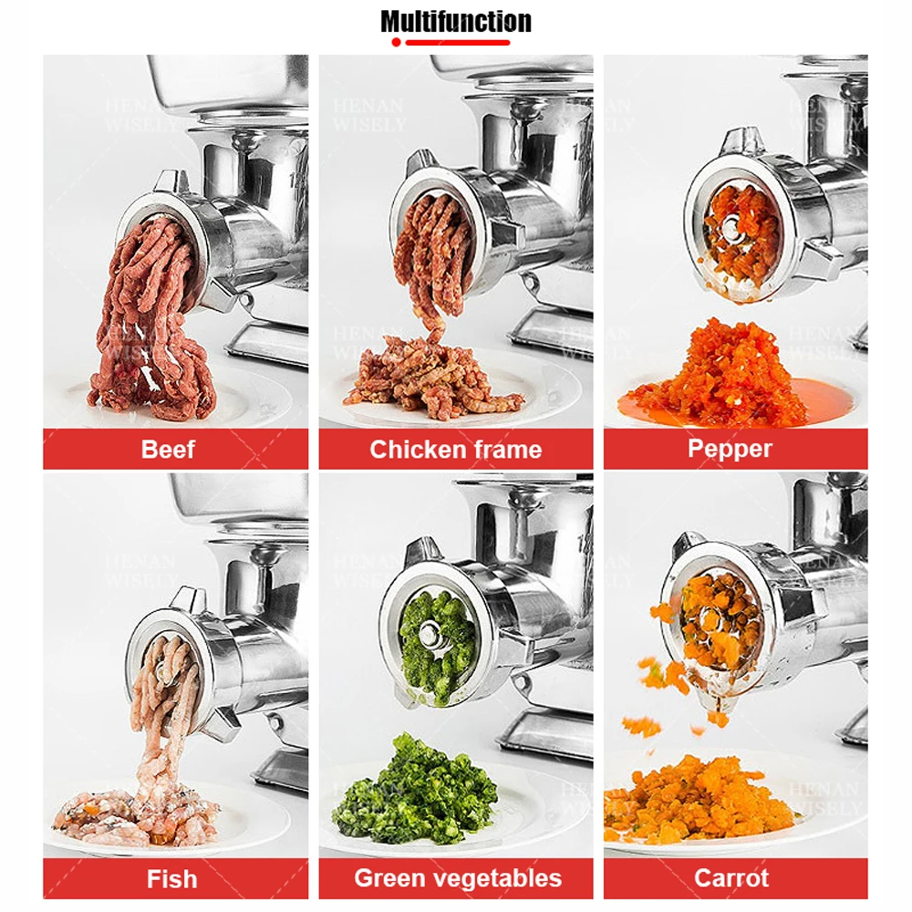 حار بيع آلة قطع اللحوم الأوتوماتيكية مفرمة اللحوم مفرمة اللحم #4