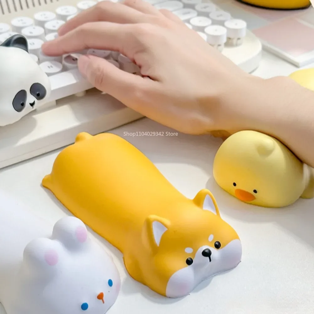 New Cute Animal Wrist Rest Support For Mouse Pad Computer Laptop Arm Rest For Desk Mouse Pad Wrist Rest Cat Dog Duck Panda Toys