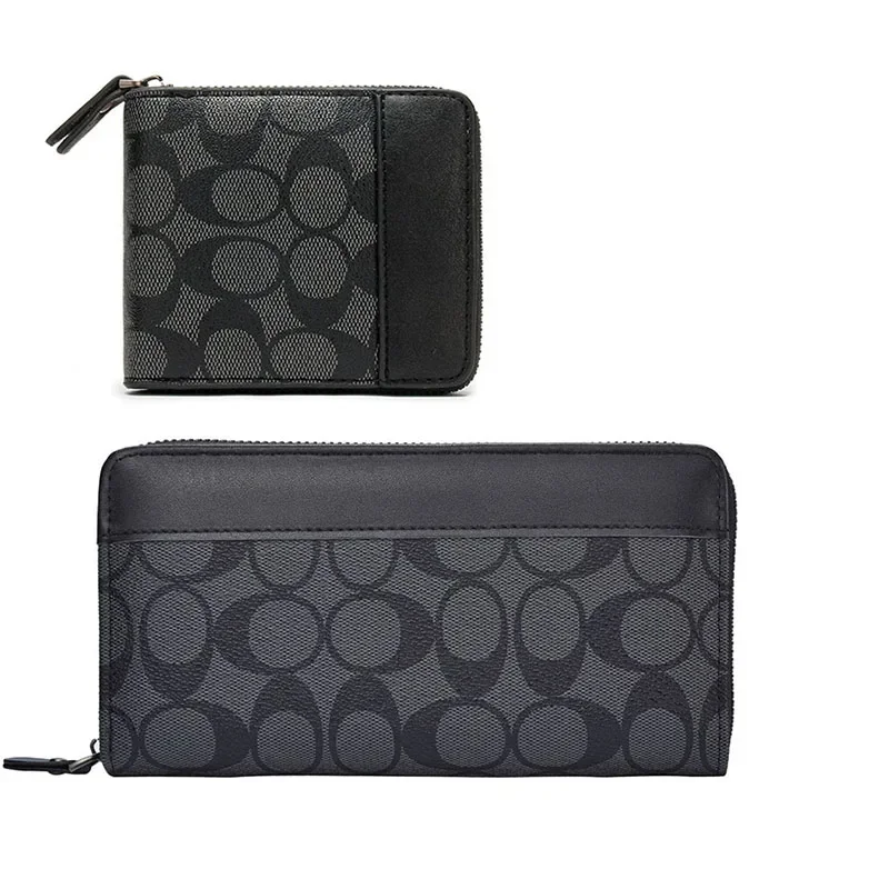 Men Leather RFID‑Blocking Bifold Wallet Minimalist Front Pocket Money Clip Credit Card Holder for Cash Daily Use