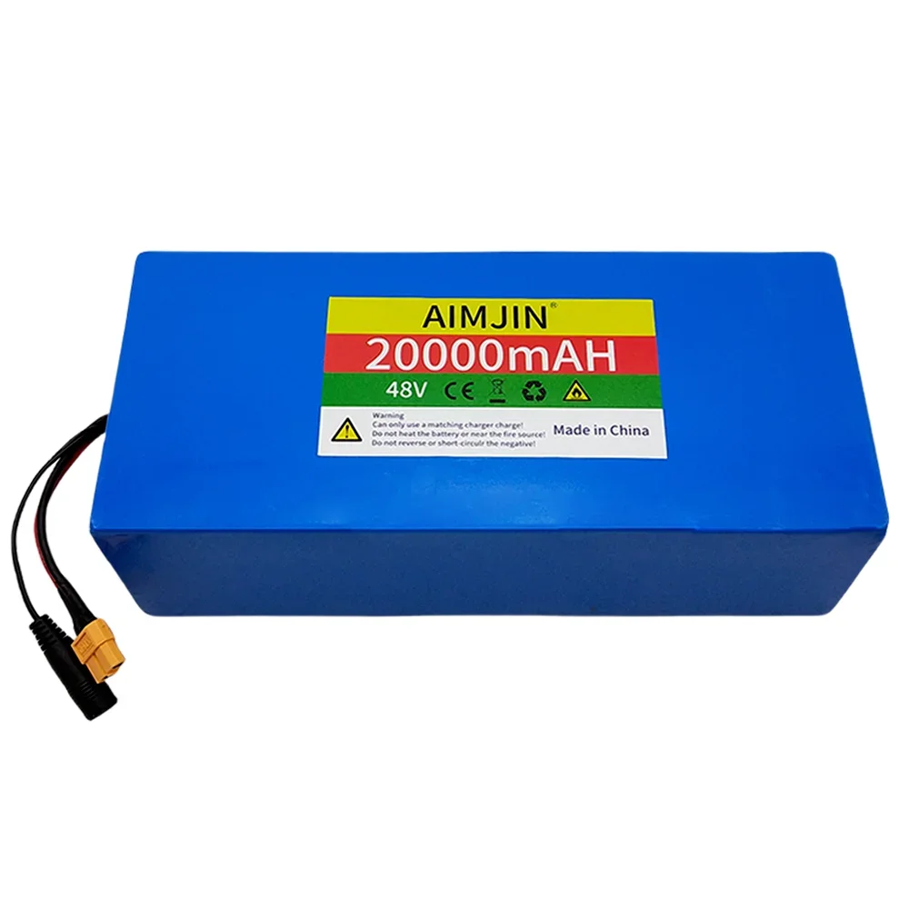 48V 20Ah 18650 Lithium Battery 13S5P 1000W Battery Pack for Electric Bike +charger