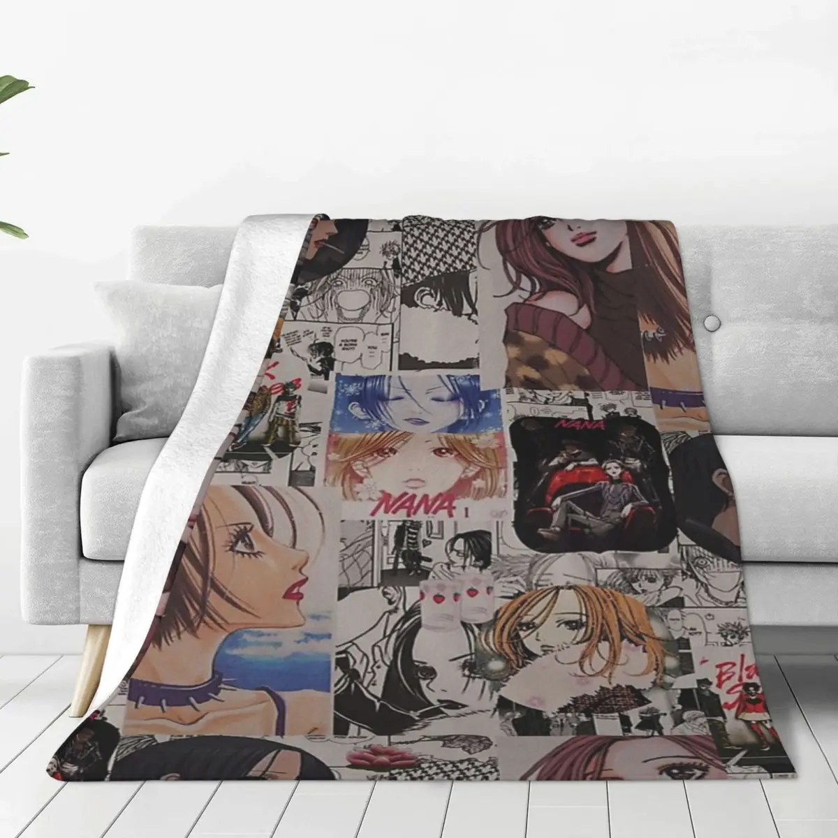cobertor-nana-anime-collage-macio-e-quente-de-flanela-para-cama-sala-de-estar-piquenique-viagem-casa-sofa