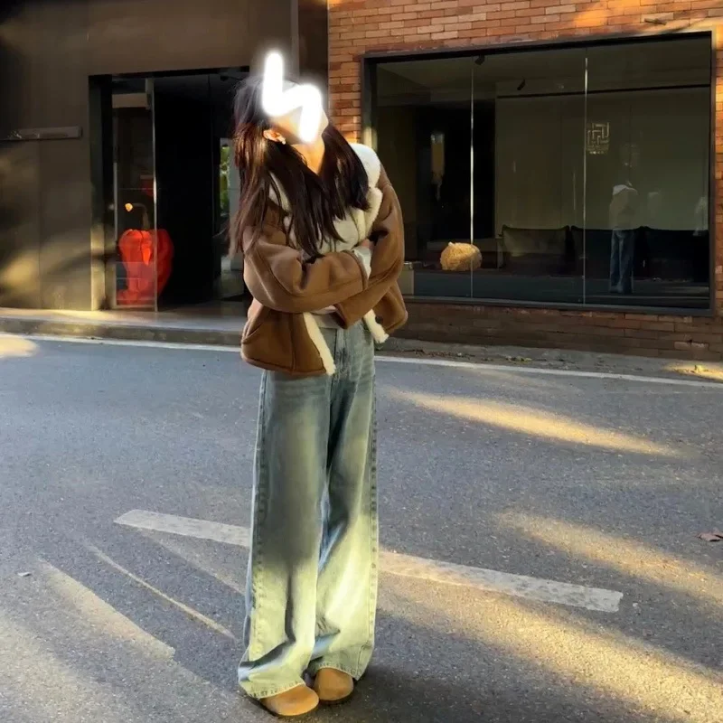 Manteau d'hiver écologique pour femme, veste en fourrure d'agneau, manches longues, capuche, Ultra-fin, cuir intégré et fourrure, élégant pour les déplacements