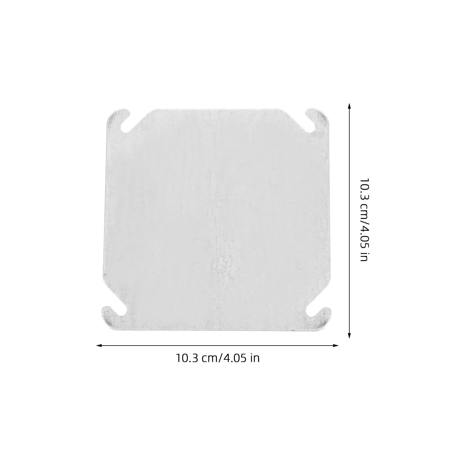 لوحة حائط مجلفنة فارغة غطاء مربع مطلي بالزنك آمنة غطاء مخرج كهربائي لوحة حواف مصقولة عالمية مناسبة للمنزل #5