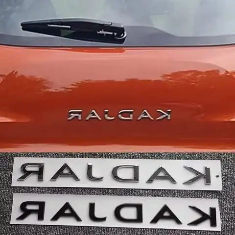 KADJAR Bokstavsklistermärke Bakhuvsdekal För Renault Biltillbehör Grill Bagagelogotyp Emblem 6 best sales anagram Renault - №3