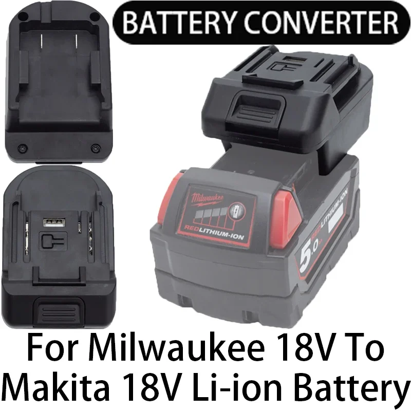 

Battery Adapter/Converter for Makita 18V Li-ion tools to Milwaukee 18V Li-ion battery adapter power tool accessories