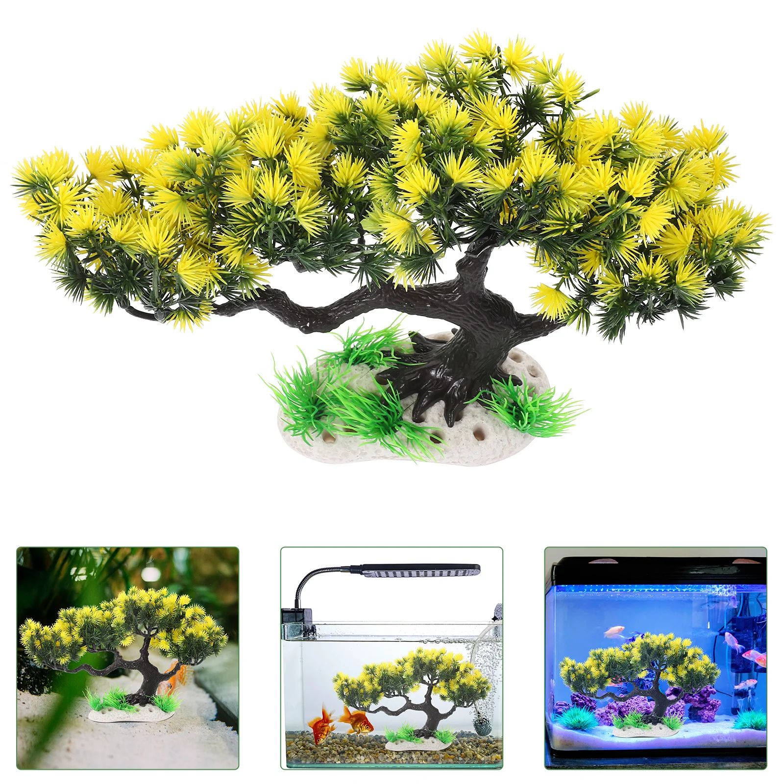 

Fish Tank Tree Artificial Small Durable Aquarium Decoration Simulation Fake Aquarium Tree Landscape Accessories